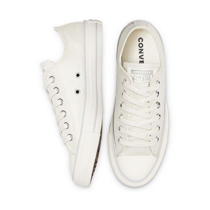 Converse femme chuck taylor all star   ox argent1768801_3 sur voshoes.com