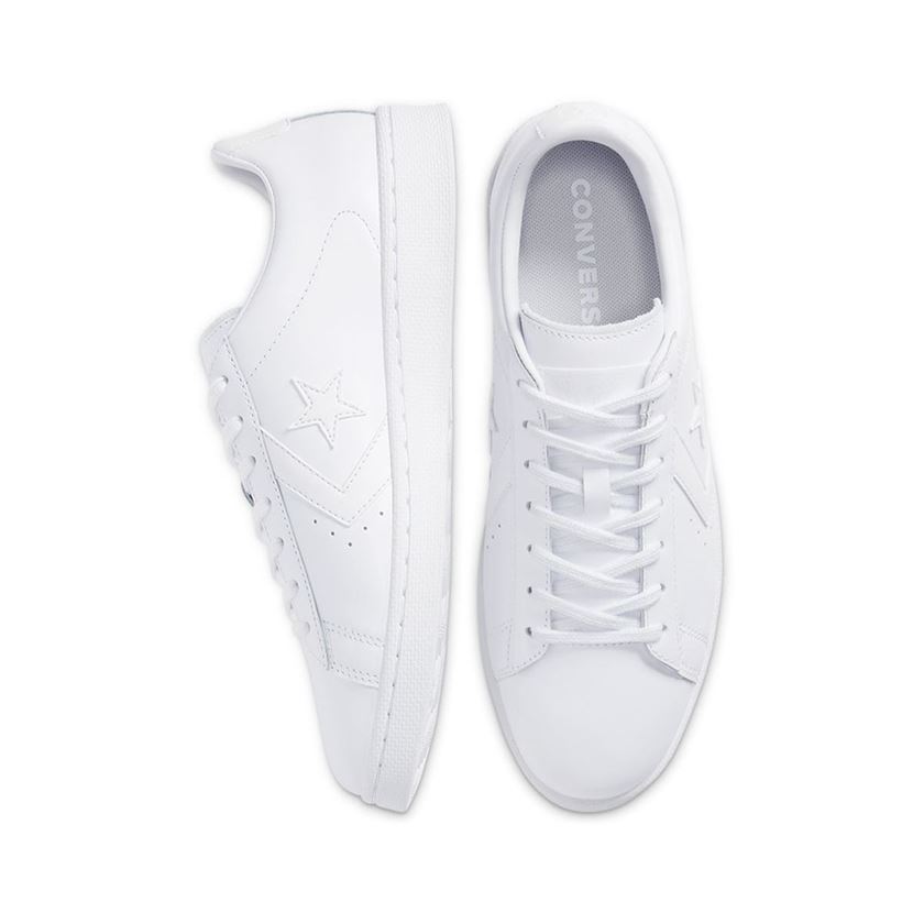 Converse homme pro leather blanc1769101_6 sur voshoes.com