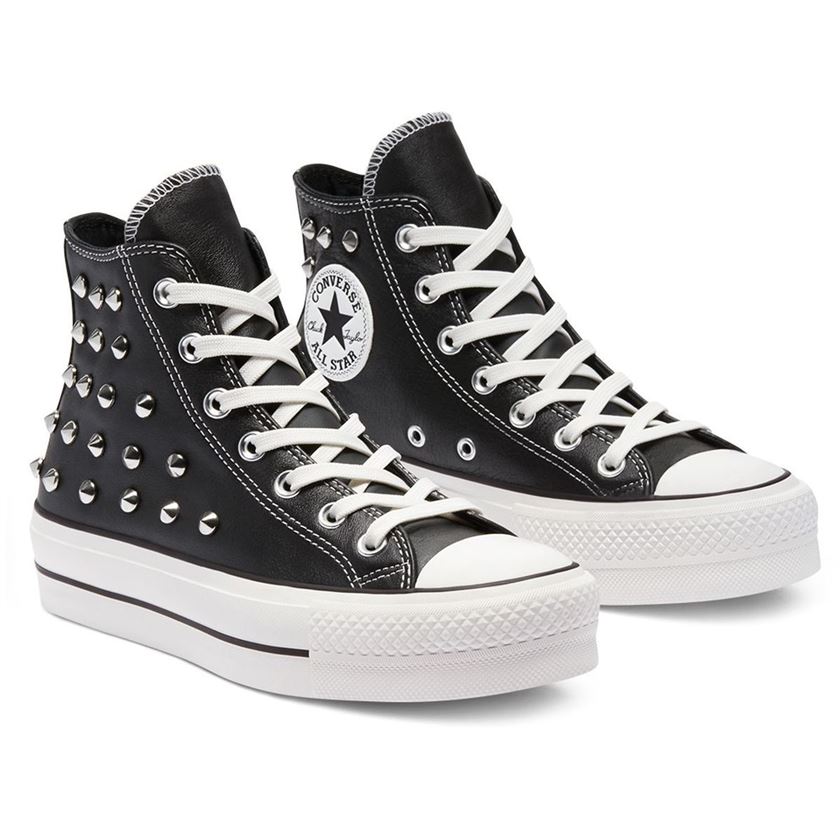 Converse femme chuck taylor all star lift   hi noir1769201_4 sur voshoes.com