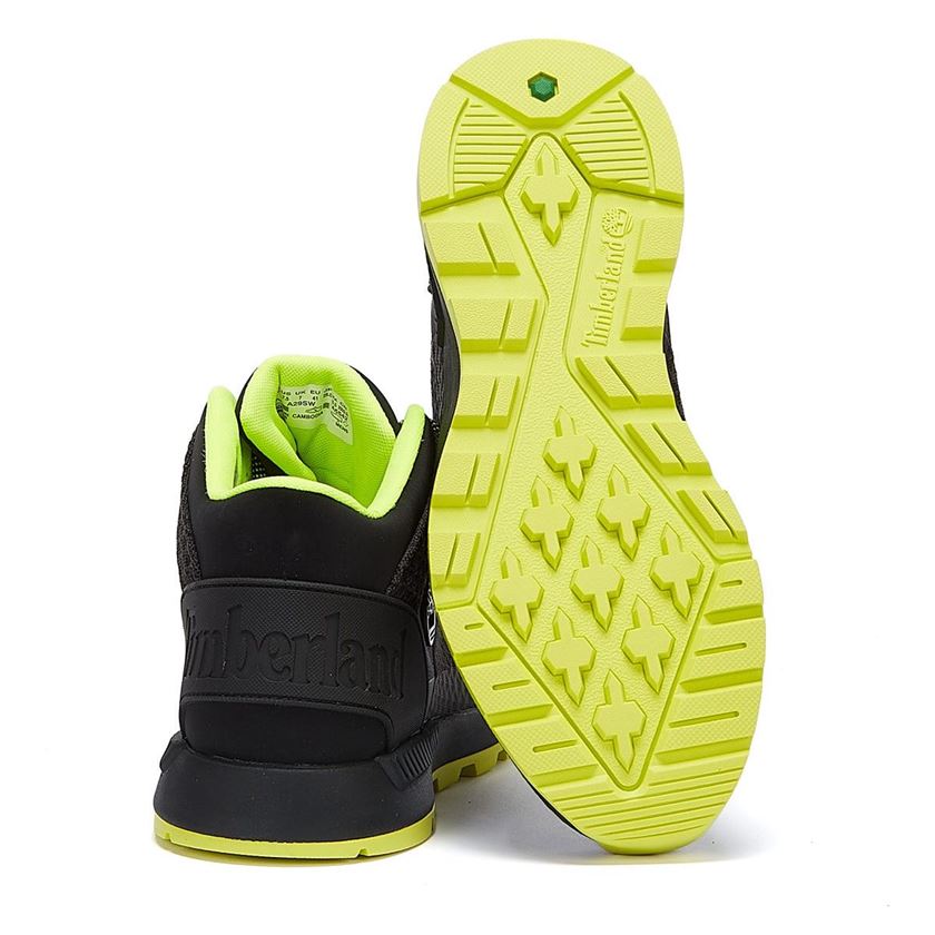 Timberland garcon sprint trekker mid fabric noir1769402_6 sur voshoes.com