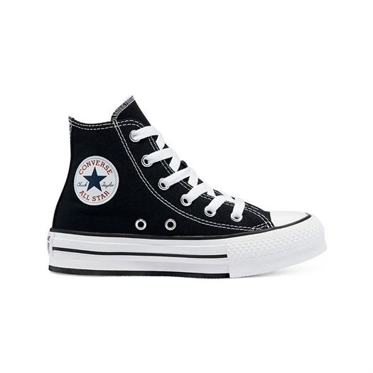 fille Converse fille ctas eva  lift  hi noir