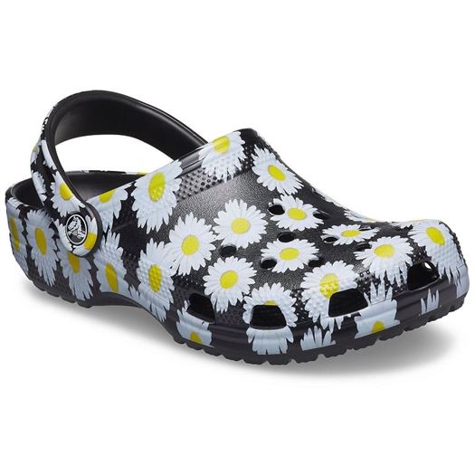 Crocs femme classic vacay vibes clog noir1775401_2 sur voshoes.com