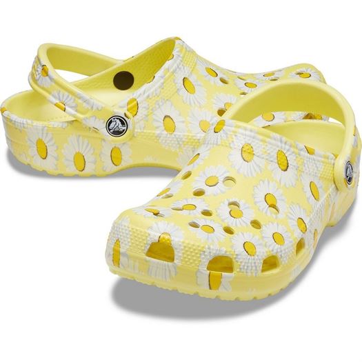 Crocs femme classic vacay vibes clog jaune1775403_3 sur voshoes.com