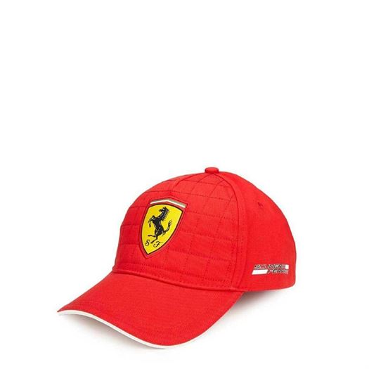 homme Ferrari homme ferrari sf fw quilt cap rouge