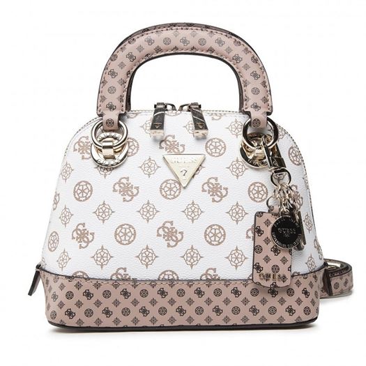 femme Guess femme cessily small dome satchel blanc