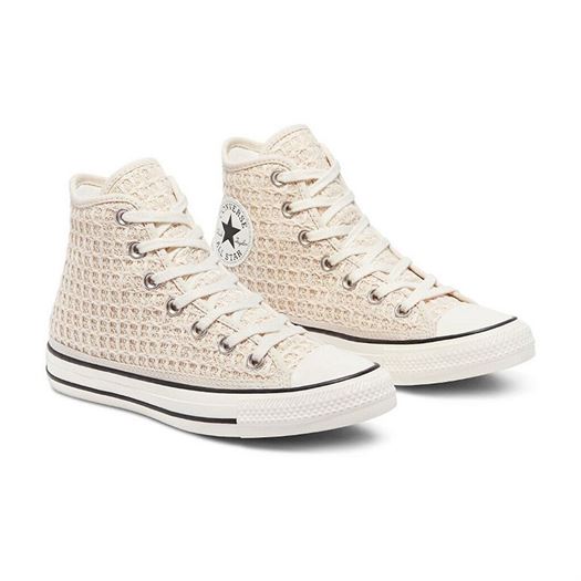 Converse femme ctas all star hi beige1784301_2 sur voshoes.com