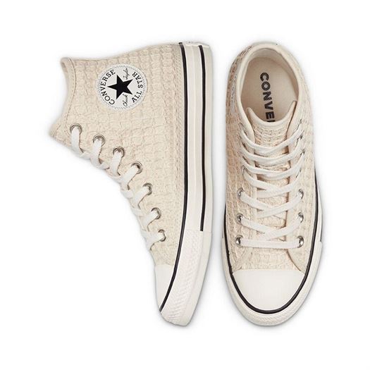 Converse femme ctas all star hi beige1784301_4 sur voshoes.com