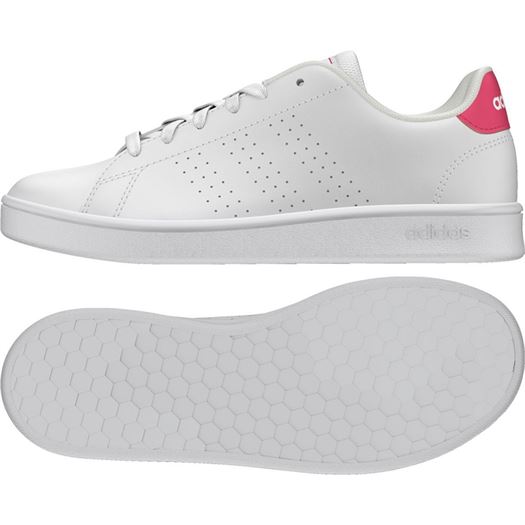 Adidas fille advantage k blanc1787601_4 sur voshoes.com