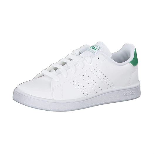 Adidas garcon advantage k blanc1789201_2 sur voshoes.com