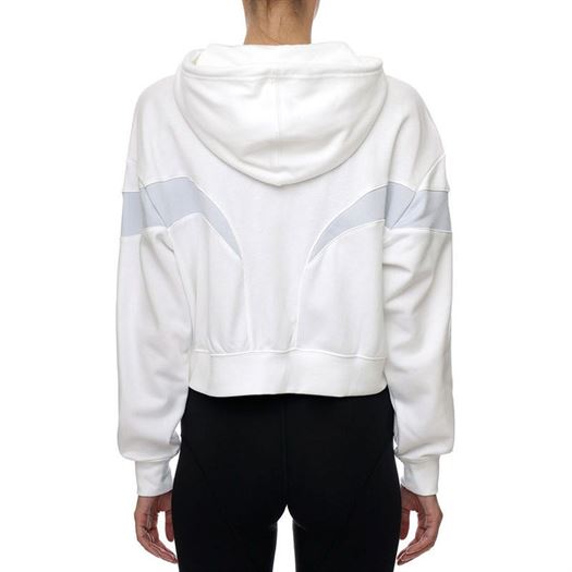 Nike femme w nsw air flc gx fz hoodie blanc1792001_2 sur voshoes.com