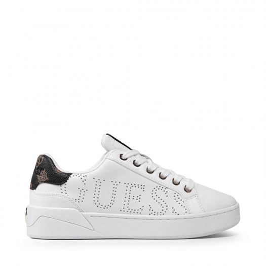 Baskets mode femme Guess riderr active lady blanc