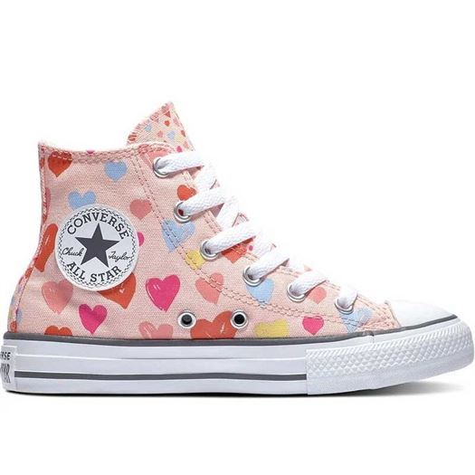 fille Converse fille ctas hi storm 21 marron