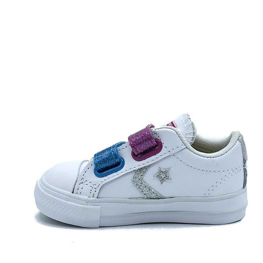 Converse fille star player 2v ox 21 blanc1805903_3 sur voshoes.com