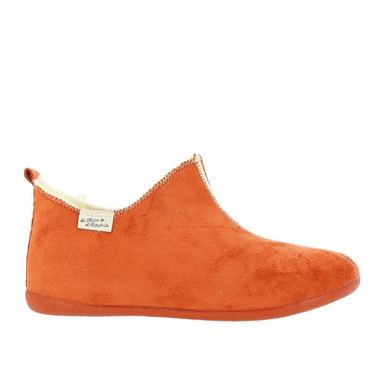 femme Maison de l espadrille femme bottillon laine orange