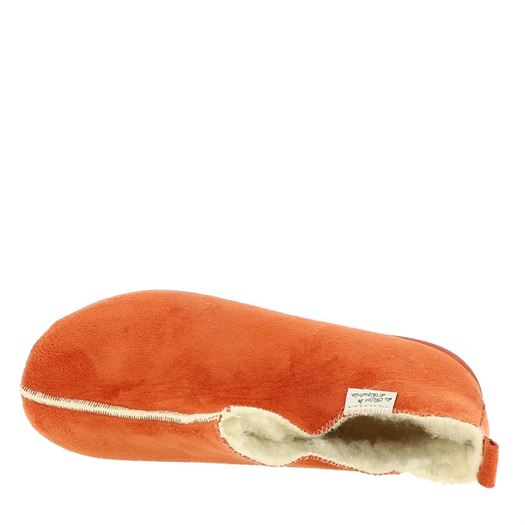 Maison de l espadrille femme bottillon laine orange1808601_3 sur voshoes.com