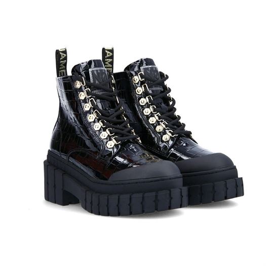 No name femme kross low boots patent kr noir1809601_2 sur voshoes.com