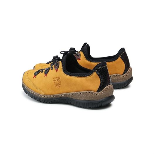 Rieker femme n3271 jaune1816902_4 sur voshoes.com