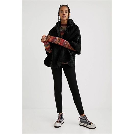 Desigual femme poncho cocoa madrid 1837201_4 sur voshoes.com