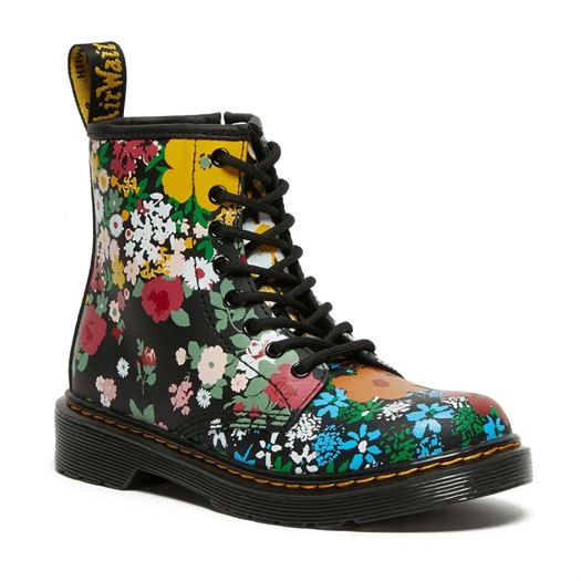 Dr martens fille 1460 floral j 1840401_2 sur voshoes.com