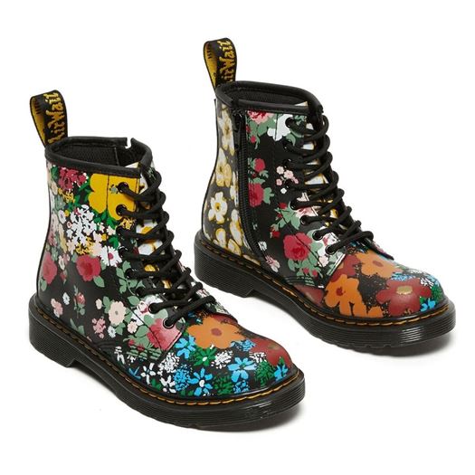 Dr martens fille 1460 floral j multicolore1840401_3 sur voshoes.com