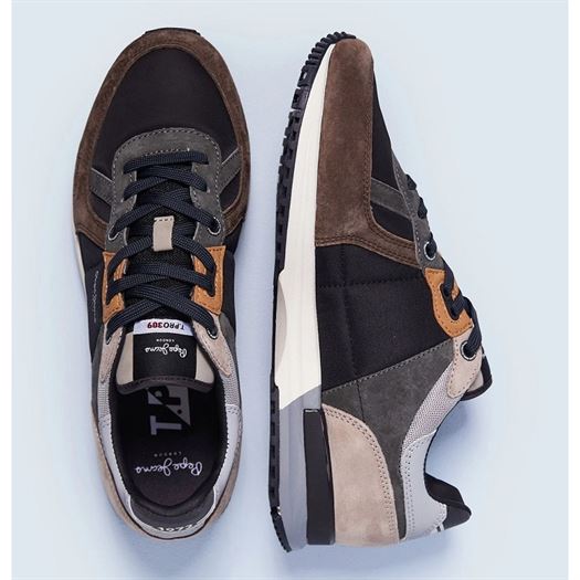 Pepe jeans homme tinker pro treck bleu1843301_4 sur voshoes.com