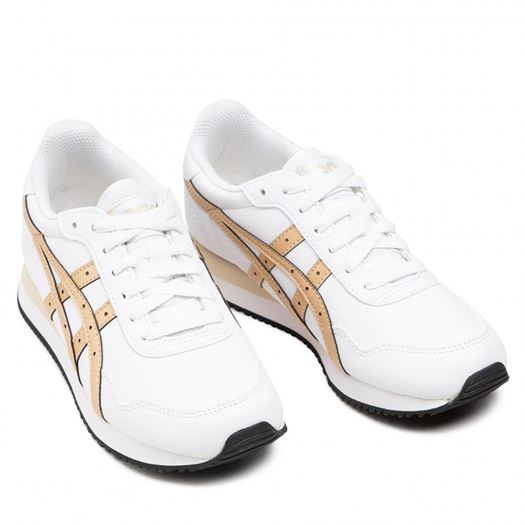 Asics femme tiger runner blanc1845601_5 sur voshoes.com