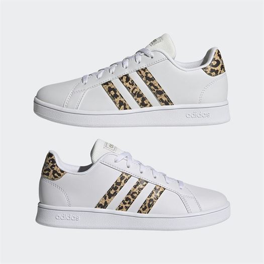 Adidas fille grand court k blanc1850001_3 sur voshoes.com