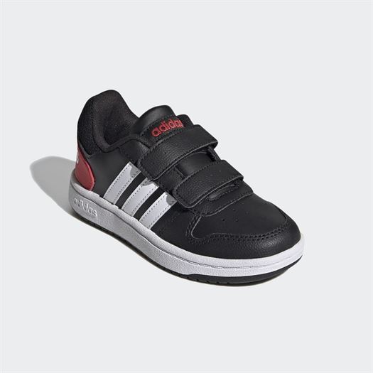 Adidas garcon hoops noir1850101_2 sur voshoes.com