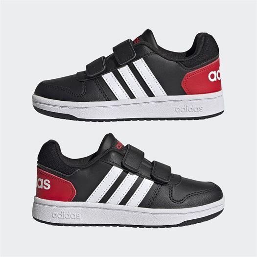 Adidas garcon hoops noir1850101_3 sur voshoes.com