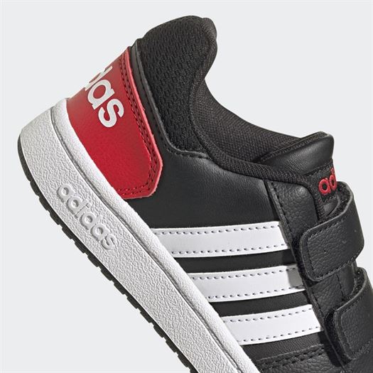 Adidas garcon hoops noir1850101_6 sur voshoes.com