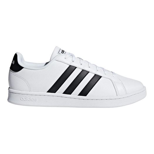 Adidas homme grand court blanc1850201_2 sur voshoes.com