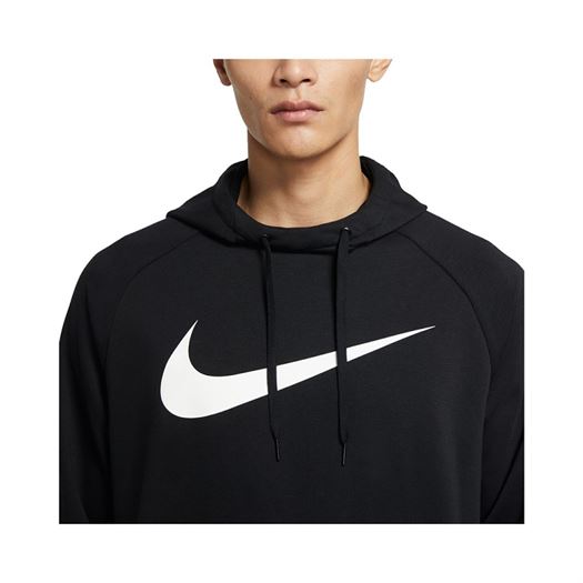 Nike homme m nk dry hoodie po swoosh noir1850401_2 sur voshoes.com