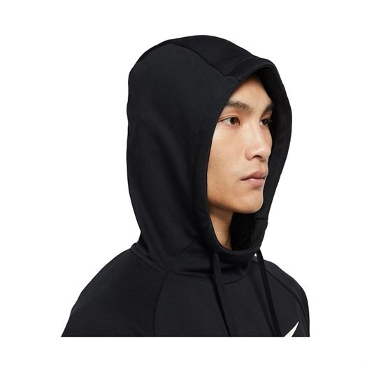 Nike homme m nk dry hoodie po swoosh noir1850401_4 sur voshoes.com