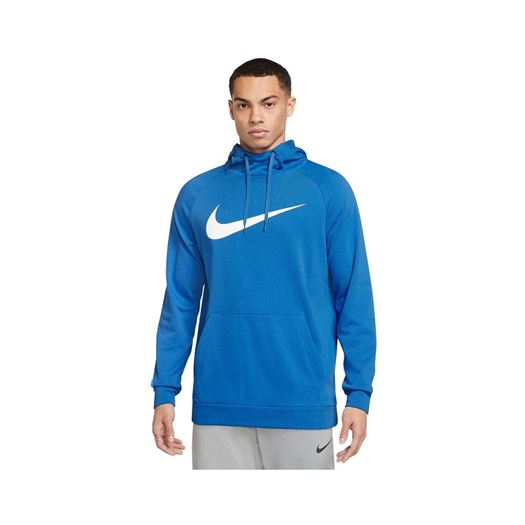 homme Nike homme m nk dry hoodie po swoosh bleu