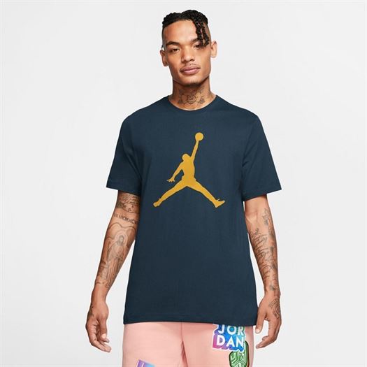 Nike homme jordan ss crew bleu1853401_2 sur voshoes.com