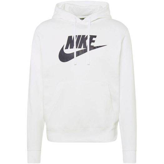 homme Nike homme m nsw club hoodie po bb g blanc