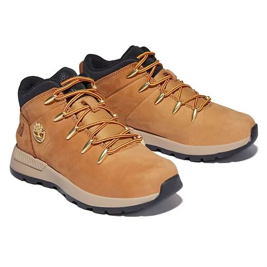 Timberland garcon sprint trekker mid jaune1857501_2 sur voshoes.com