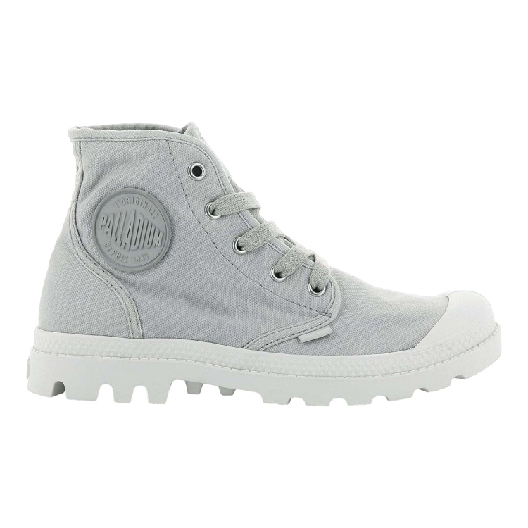 femme Palladium femme pampa hi gris