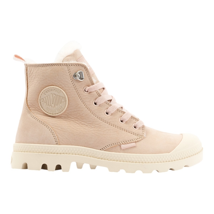 femme Palladium femme pampa hi zip wl beige