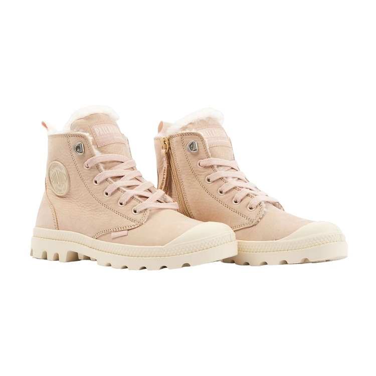 Palladium femme pampa hi zip wl beige1860507_3 sur voshoes.com