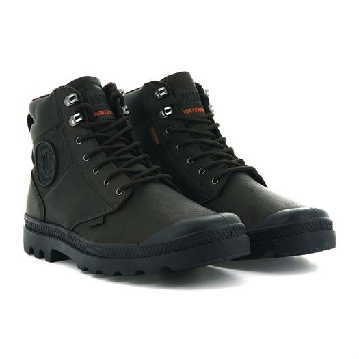 Palladium homme pampa shield wp lth marron1860702_4 sur voshoes.com