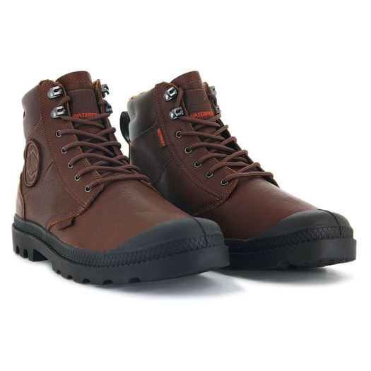 Palladium homme pampa shield wp lth marron1860705_3 sur voshoes.com