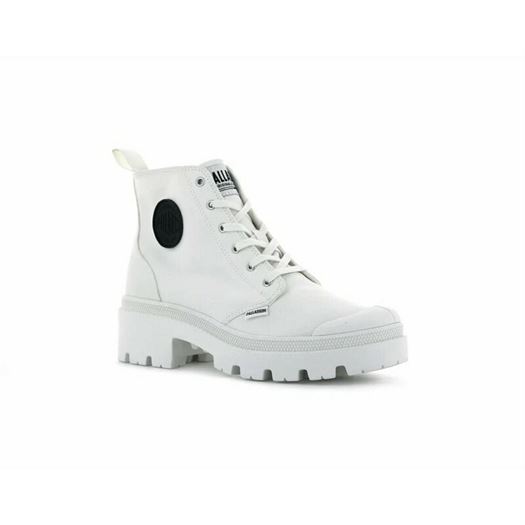 Palladium femme pallabase twill blanc1860803_2 sur voshoes.com