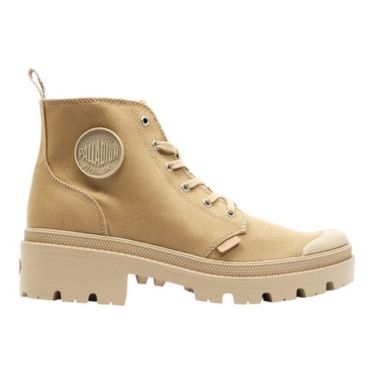 femme Palladium femme pallabase twill marron