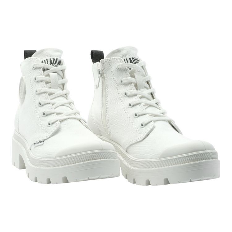 Palladium femme pallabase twill blanc1860811_3 sur voshoes.com