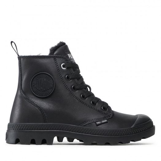 femme Palladium femme pampa hi zip lth s noir