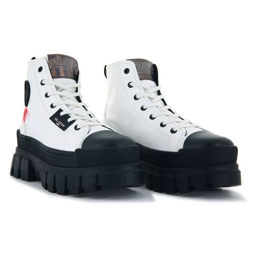 Palladium femme revolt hi tx blanc1862303_5 sur voshoes.com