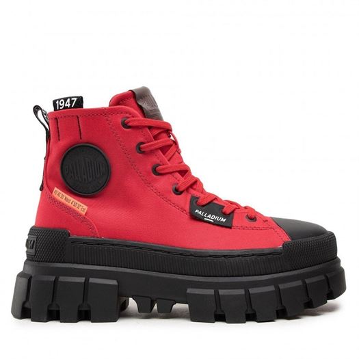 femme Palladium femme revolt hi tx rouge