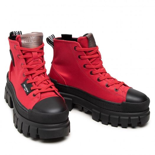 Palladium femme revolt hi tx rouge1862304_3 sur voshoes.com