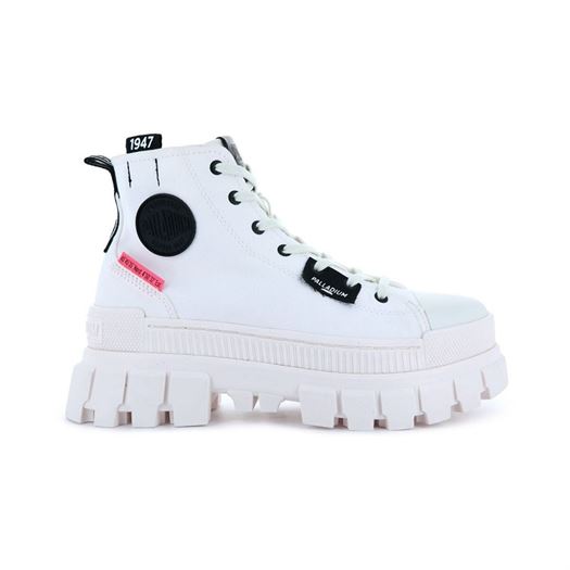 femme Palladium femme revolt hi tx blanc
